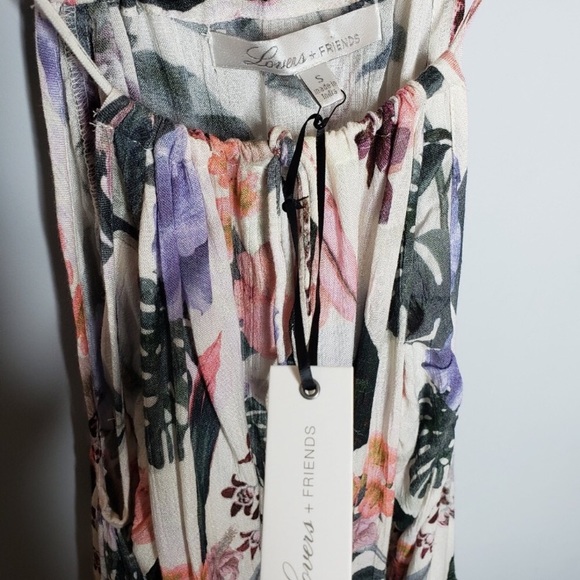 NWT lovers + friends tropical oasis floral dress. - Picture 4 of 8